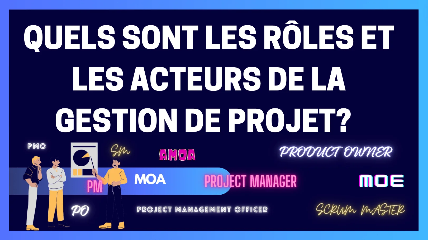 You are currently viewing Quels sont les rôles et les acteurs de la gestion de projet ?